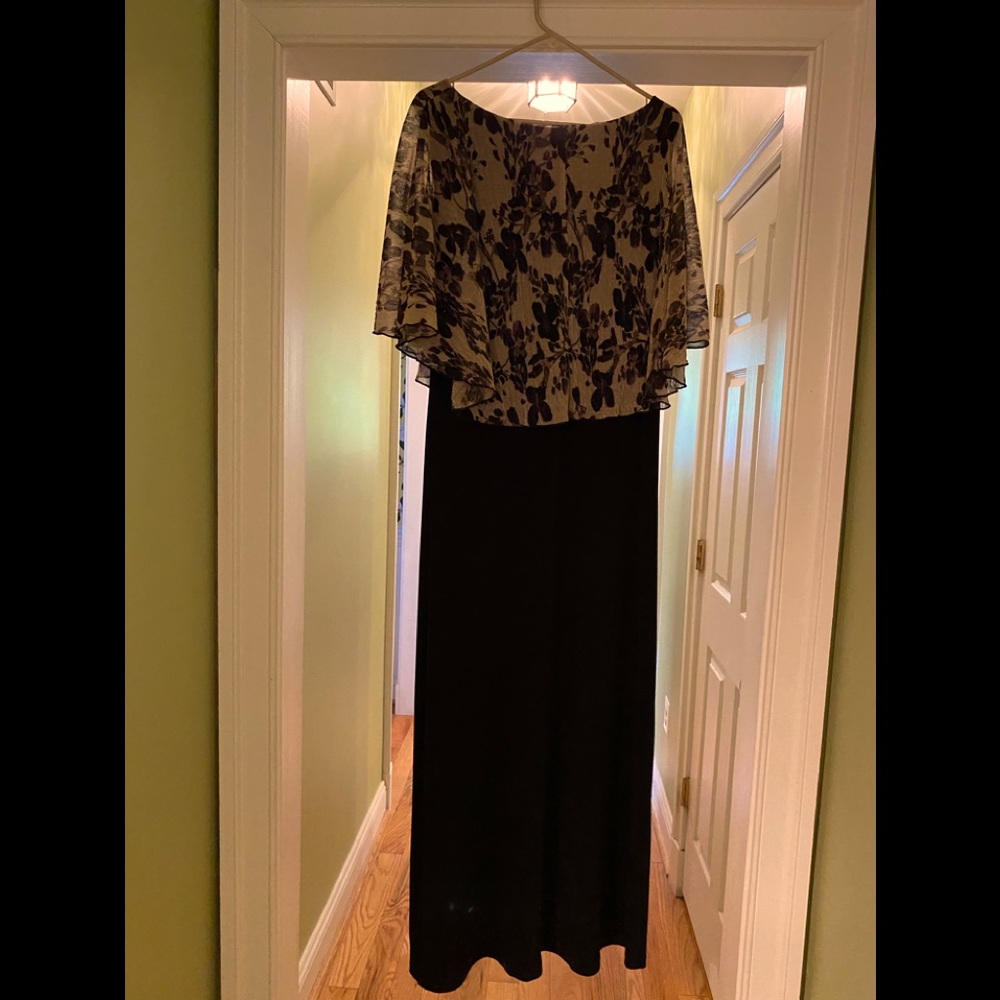 Formal capelet dress